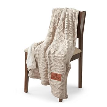 Leeman Trellis Knit Blanket