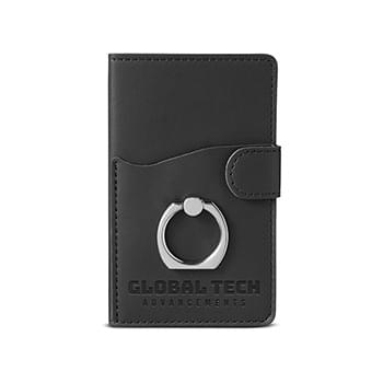 Leeman Tuscany Dual Card Pocket With Metal Ring