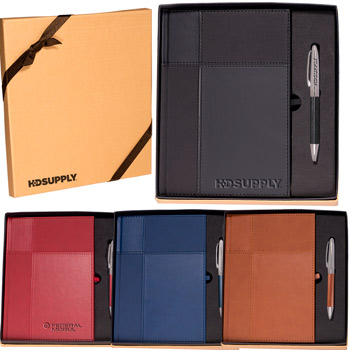 Duo-Textured Tuscany&trade; Journal & Pen Gift Set