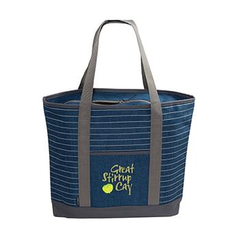 Prime Line Strand Snow Canvas Tote Bag