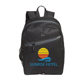 Prime Line Front Zipper Color Laptop Backpack