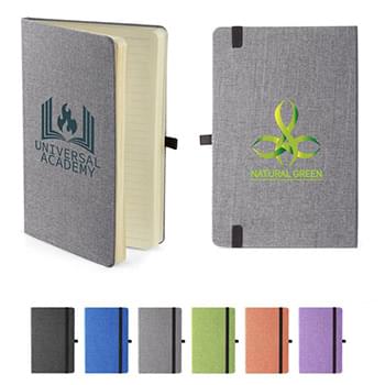 Prime Line Strand Snow Canvas Bound Journal Notebook 5.5" X 8.27"