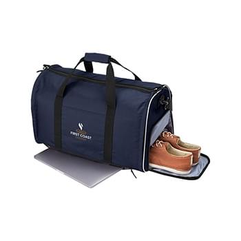 Harriton ClimaBloc™ Eco Friendly Convertible Garment Duffel & Laptop Bag
