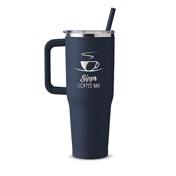 Harriton 40 oz. Vacuum Insulated Stainless Steel Travel Tumbler