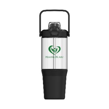 Prime Line 40 oz. Ivy Eco Bottle with Multi-Function Lid