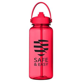 Prime Line Prisma 33 oz. Tritan Bottle With Flip Up Straw