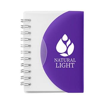 Prime Line Curve Small Spiral Notebook 3.25" x 4.25"