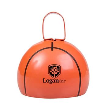 Prime Line Basketball Shape Cow Bell