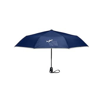 Prime Line 42" Auto-Open Umbrella With Reflective Trim