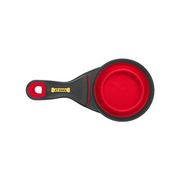 Prime Line Collapsible Pet Food Scoop & Clip