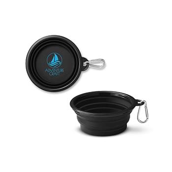 Prime Line Collapsible Pet Bowl With Carabiner