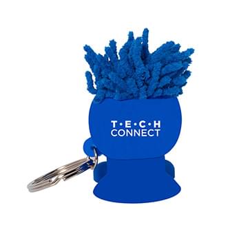 MopToppers Mobile Stand Cord Winder Key Chain