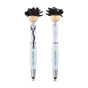 MopToppers Screen Cleaner With Stethoscope Stylus Pen