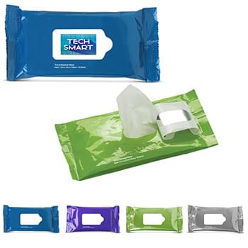 Antibacterial Wet Wipes in Pouch - 15 pc.