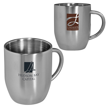 12 oz. Double-Wall Stainless Steel Coffee Mug