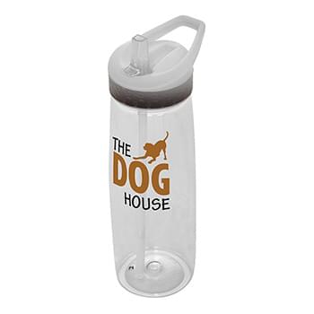 Prime Line 28 oz. Wave Bottle With Flip Up Straw