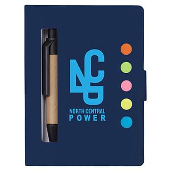 Prime Line Stowaway Sticky Jotter With Pen