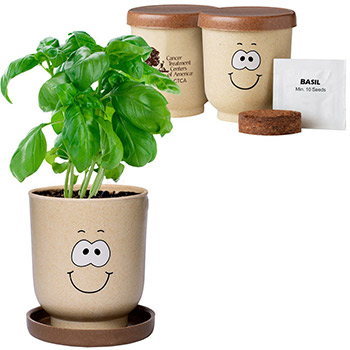 Goofy Group&trade; Grow Pot Eco-Planter with Basil Seeds