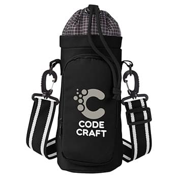 Prime Line Academy Eco Friendly Water Bottle Bag With Storage Pocket