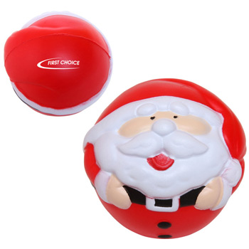 Prime Line Holiday Christmas Santa Shape Stress Ball