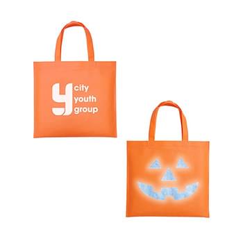 Prime Line Halloween Pumpkin Reflective Tote Bag