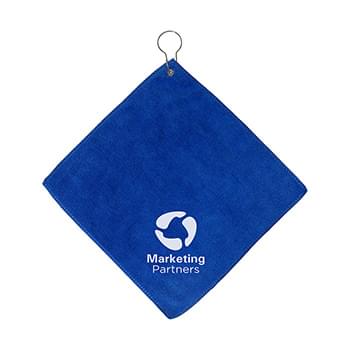Prime Line Microfiber Golf Towel With Grommet And Hook