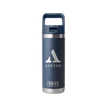 YETI® Rambler® 18 oz. Water Bottle with Color-Matched Straw Cap